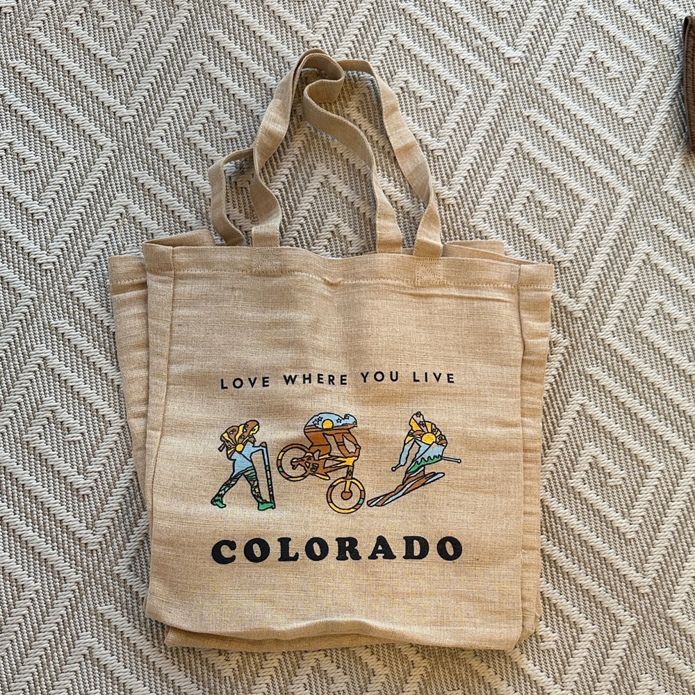 Stardust Sustainable Bags- Love Where You Live Colorado Tote